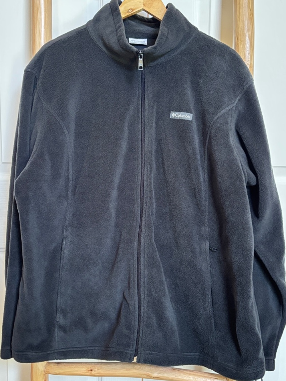 Columbia 3X Fleece Jacket Mens 3XL Gray Full Zip Heavyweight Outdoor